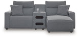 Modmax Power Reclining Sectional with Chaise - Abundant Home Collections