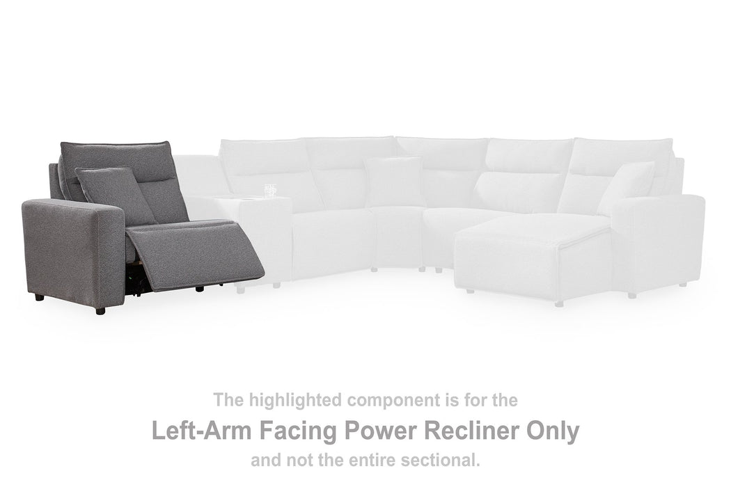 Modmax II Power Reclining Sectional with Audio Consoles - Abundant Home Collections