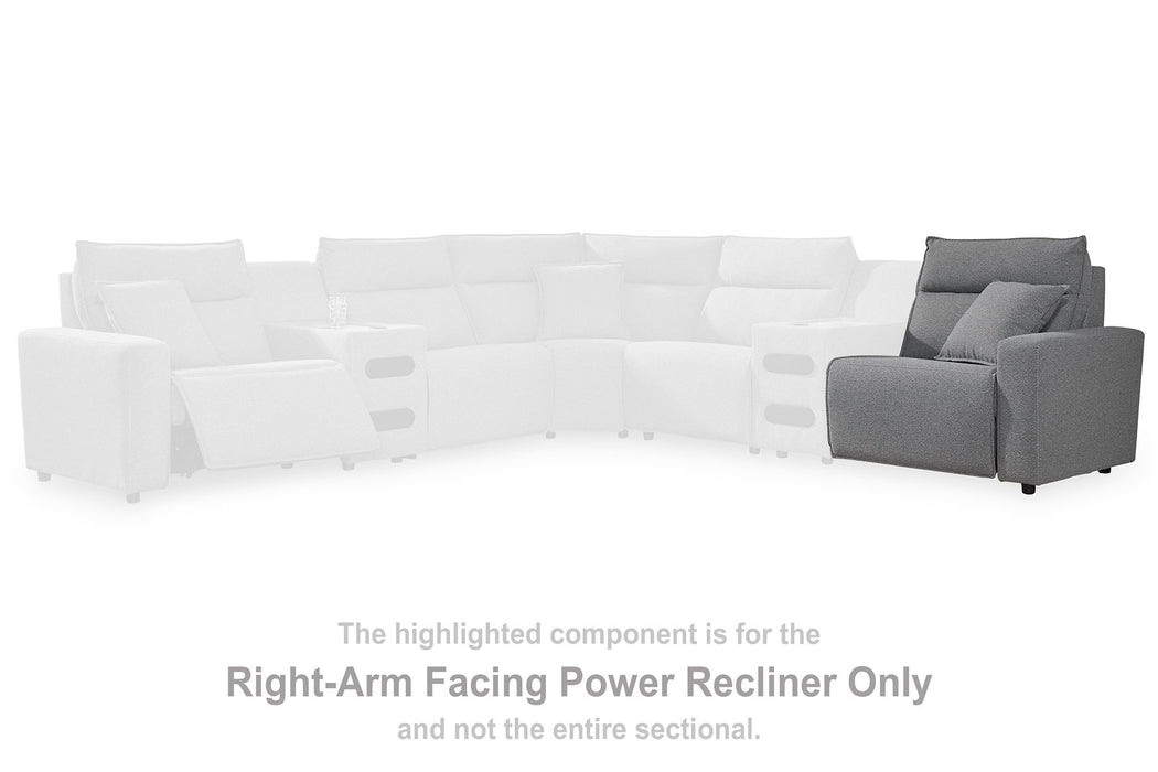 Modmax Reclining Sectional with Audio Consoles - Abundant Home Collections