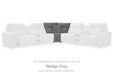 Modmax Reclining Sectional with Console - Abundant Home Collections