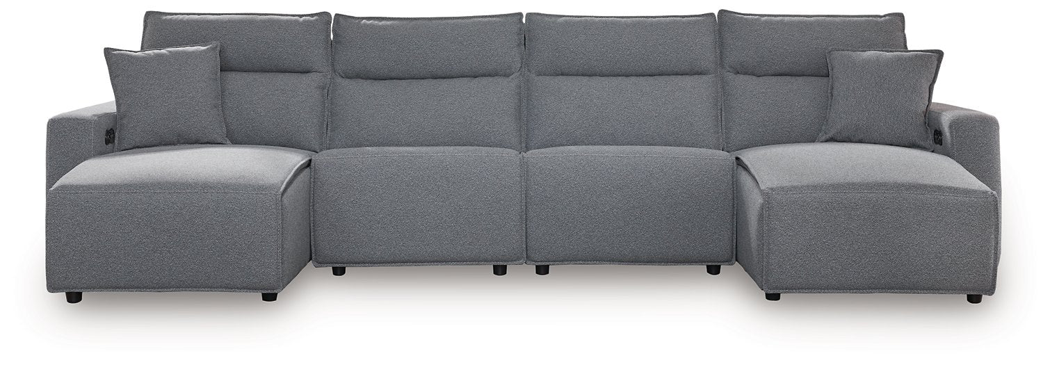 Modmax Power Reclining Sectional with Chaise - Abundant Home Collections