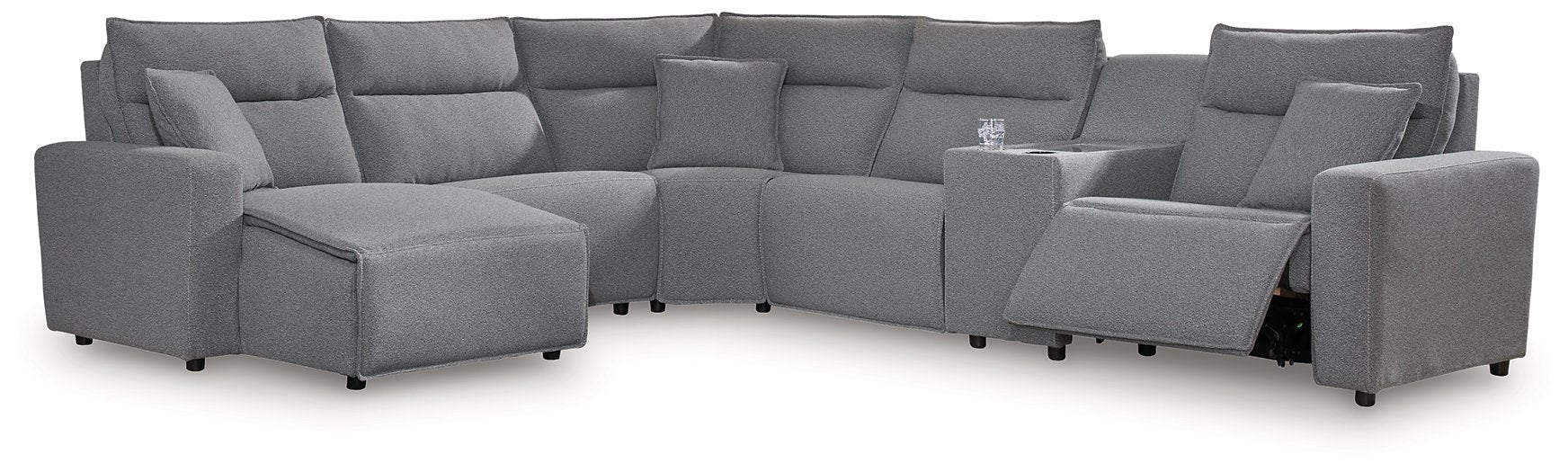 Modmax Power Reclining Sectional with Chaise - Abundant Home Collections