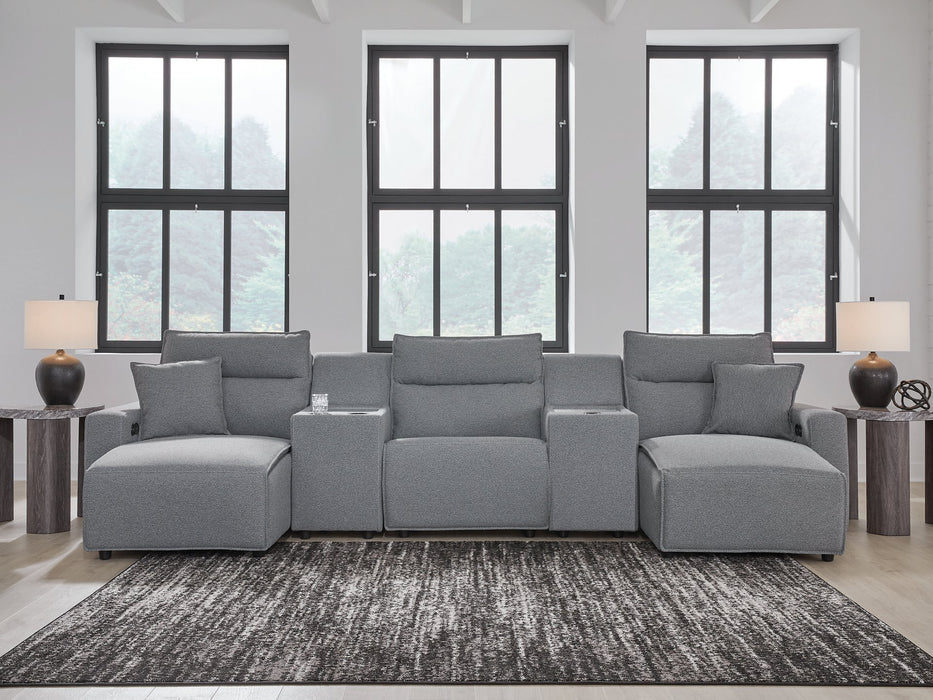 Modmax Power Reclining Sectional with Chaise - Abundant Home Collections