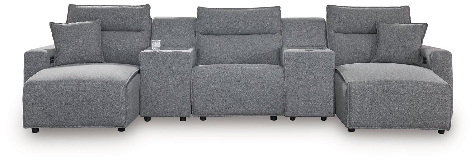 Modmax Power Reclining Sectional with Chaise - Abundant Home Collections