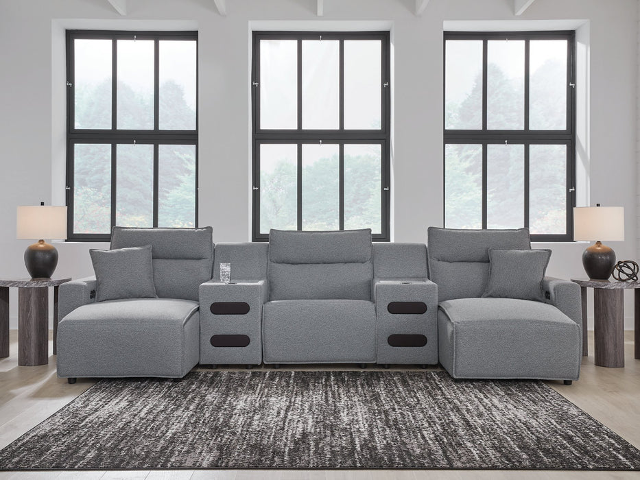 Modmax Power Reclining Sectional with Chaise - Abundant Home Collections
