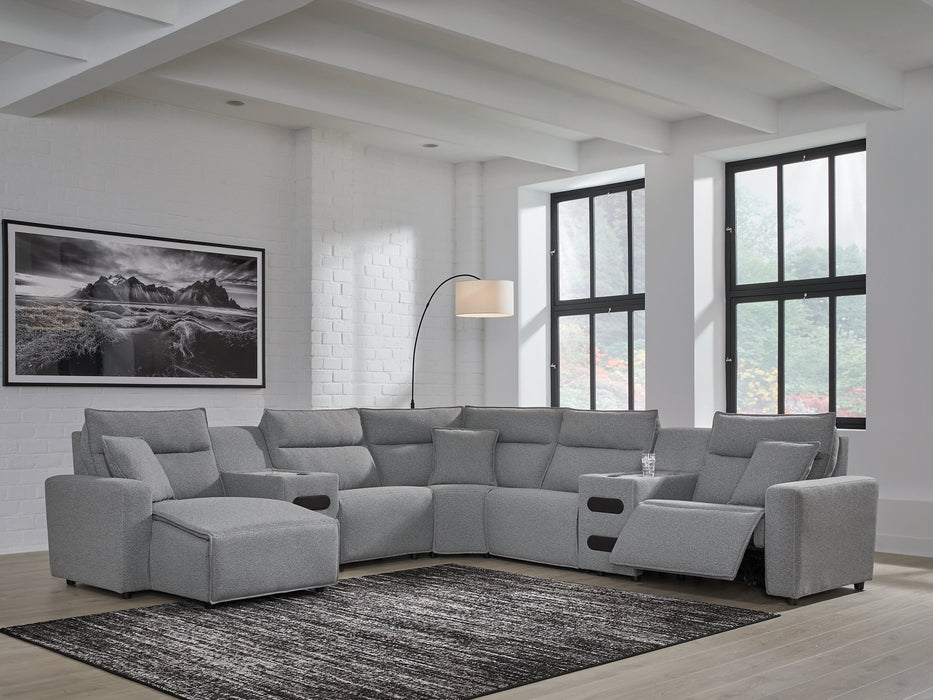 Modmax Power Reclining Sectional with Chaise - Abundant Home Collections