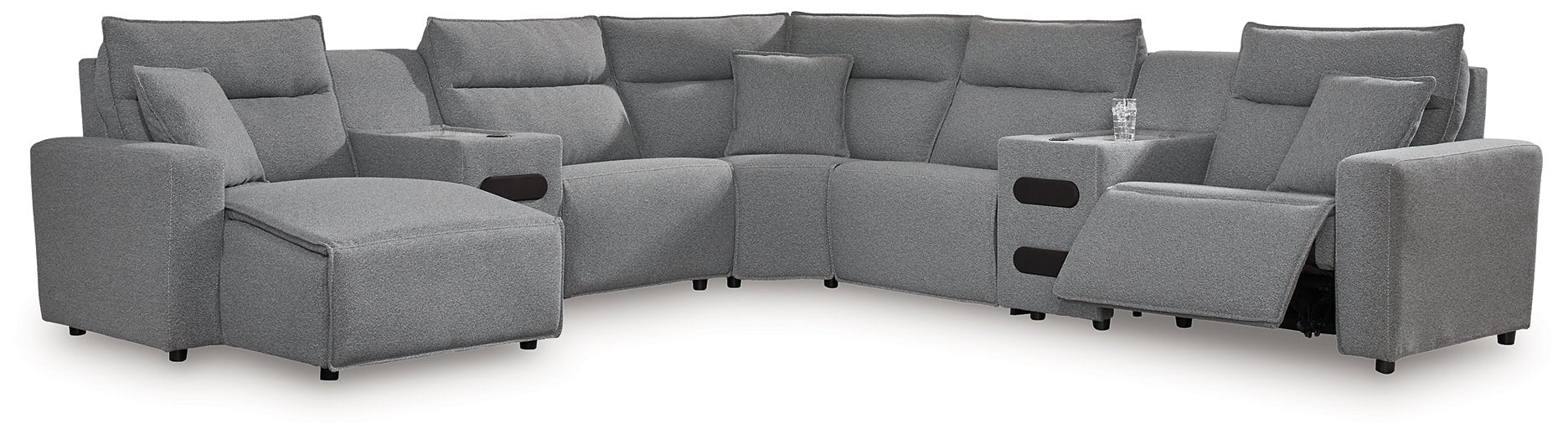 Modmax Power Reclining Sectional with Chaise - Abundant Home Collections