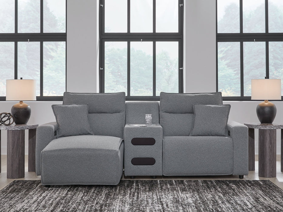 Modmax Power Reclining Sectional with Chaise - Abundant Home Collections