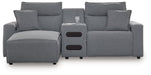 Modmax Power Reclining Sectional with Chaise - Abundant Home Collections