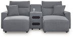 Modmax Power Reclining Sectional with Chaise - Abundant Home Collections