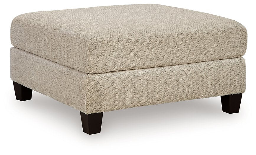 Steelwater Retreat Oversized Accent Ottoman - Abundant Home Collections