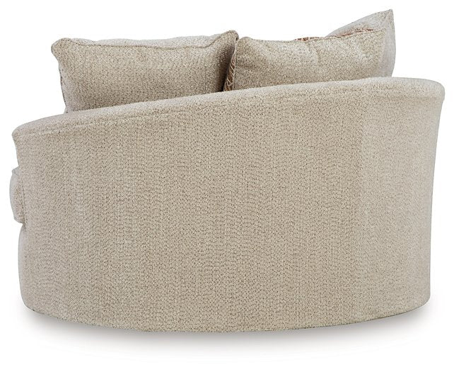 Steelwater Retreat Oversized Swivel Accent Chair - Abundant Home Collections