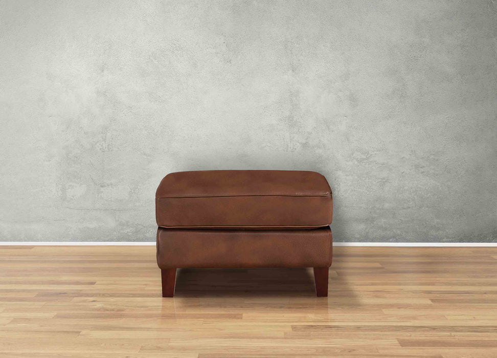 Laguna Leather Ottoman