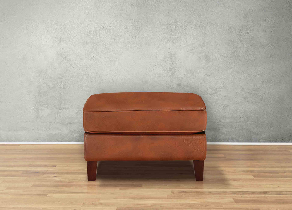 Laguna Leather Ottoman