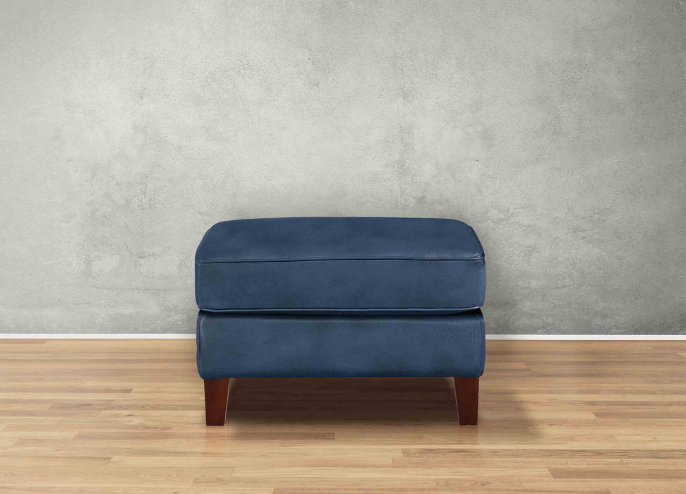 Laguna Leather Ottoman
