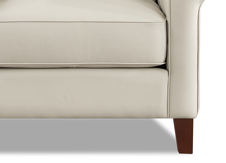 Laguna Leather Ottoman