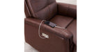 Logan Power Headrest Leather Recliner