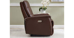 Logan Power Headrest Leather Recliner