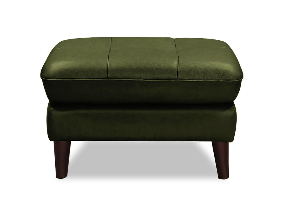 Solana Leather Ottoman
