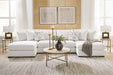 Misty-Lakes Double Chaise Sectional - Abundant Home Collections