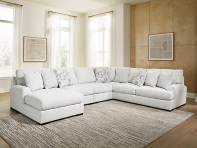 Misty-Lakes Sectional with Chaise - Abundant Home Collections