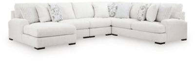 Misty-Lakes Sectional with Chaise - Abundant Home Collections