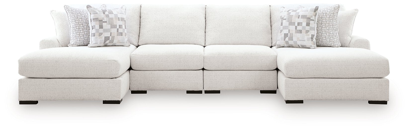 Misty-Lakes Double Chaise Sectional - Abundant Home Collections