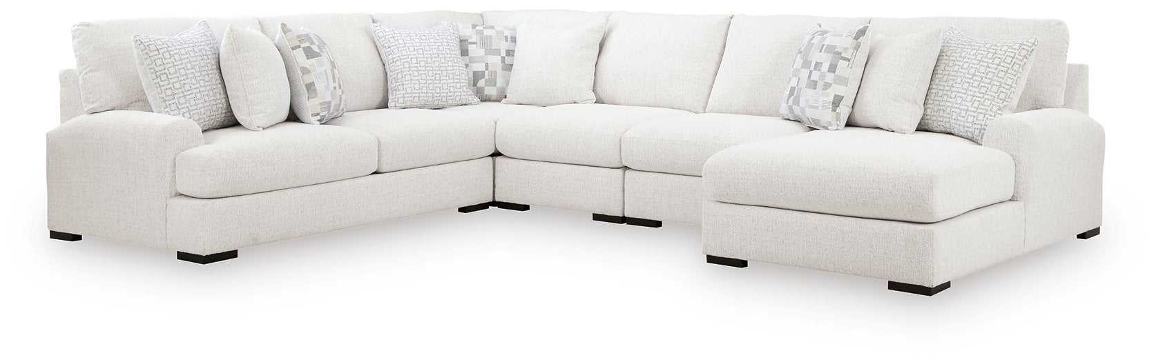 Misty-Lakes Sectional with Chaise - Abundant Home Collections