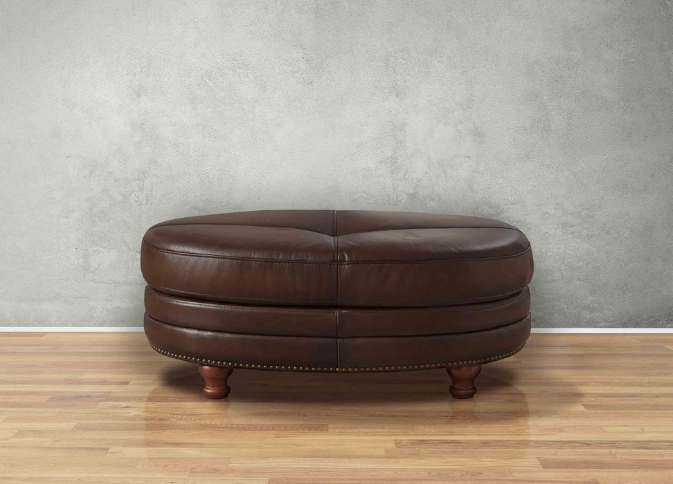 Belfast Leather Ottoman