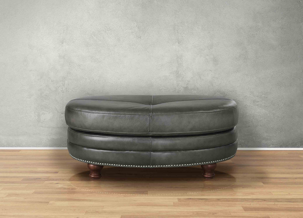 Belfast Leather Ottoman