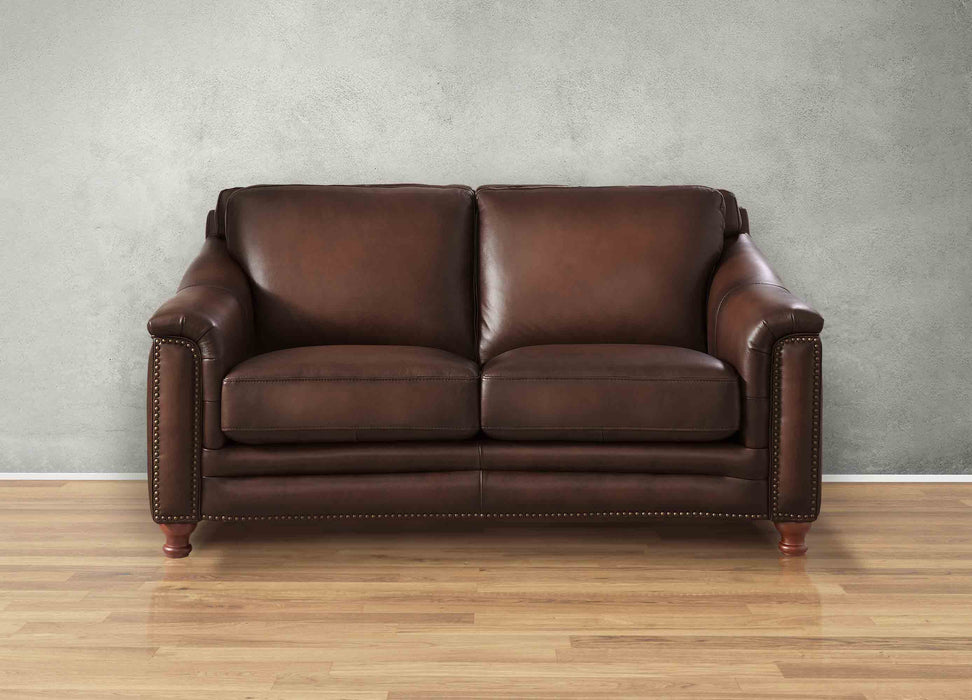 Belfast Leather Loveseat