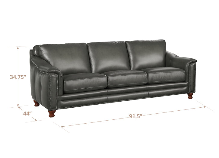 Belfast Leather Ottoman