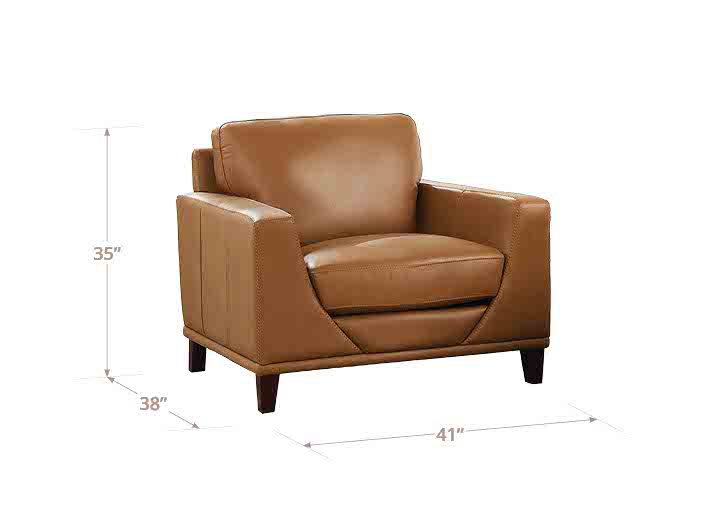 Soma Leather Loveseat