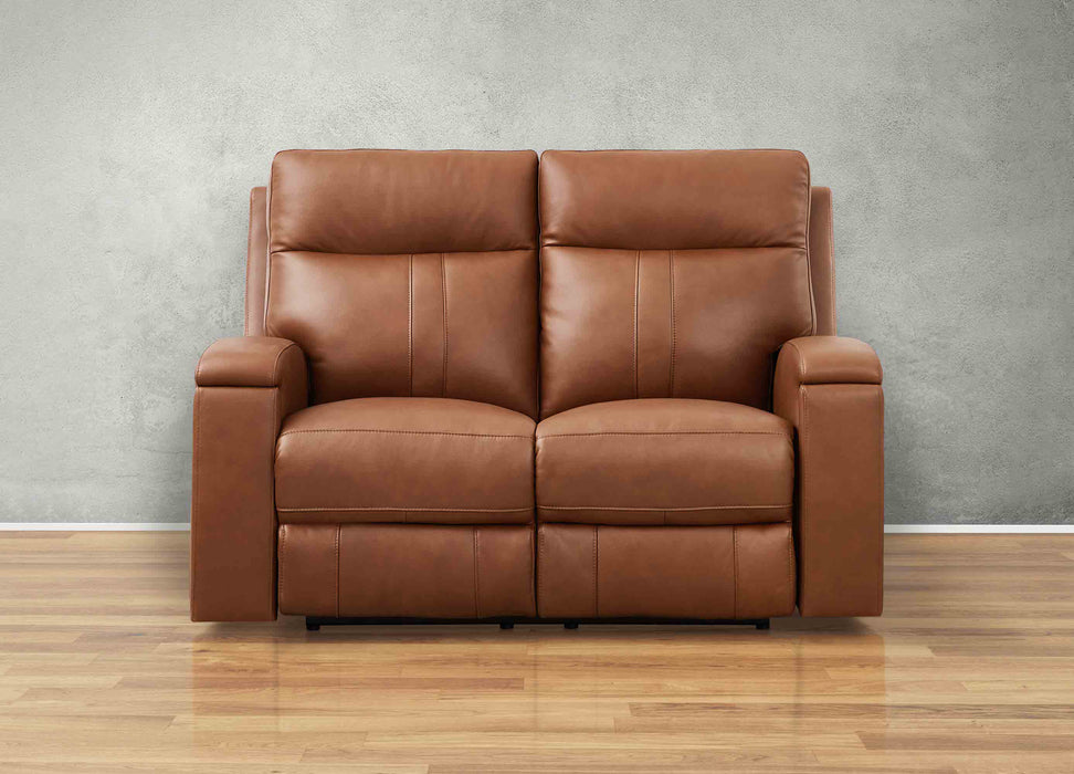 Venice Leather Reclining Loveseat