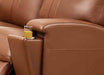 Venice Leather Reclining Loveseat