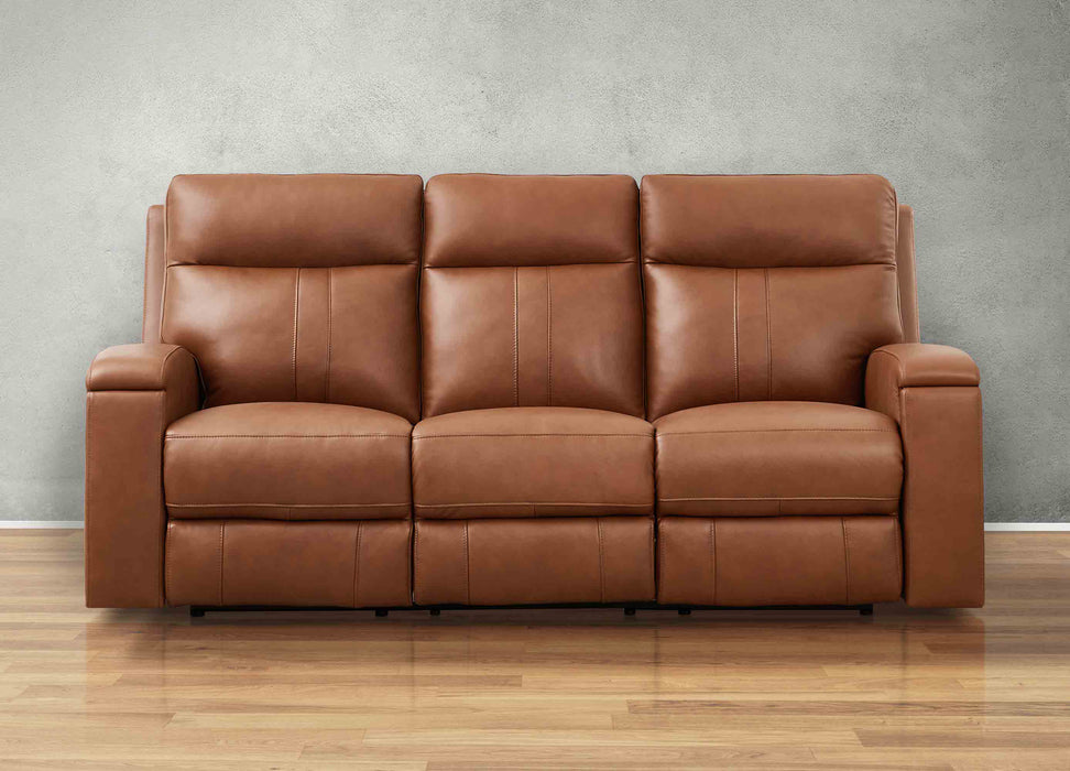 Venice Leather Reclining Loveseat