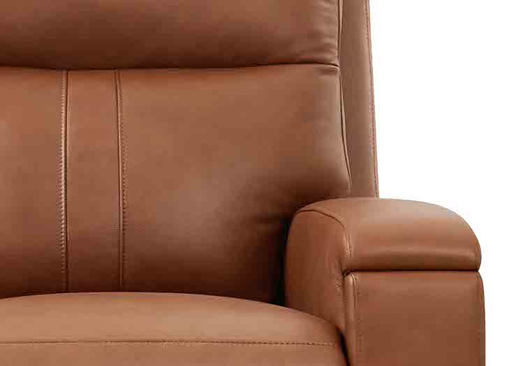 Venice Leather Reclining Loveseat