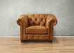 Kingston Waxy Pull Up Leather Chair