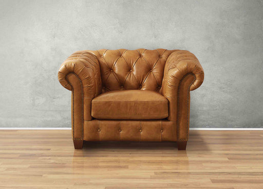 Kingston Waxy Pull Up Leather Chair