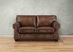 Capri Leather Loveseat