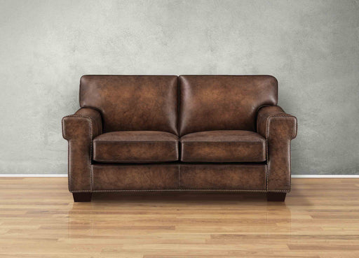 Capri Leather Loveseat