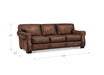 Capri Leather Loveseat
