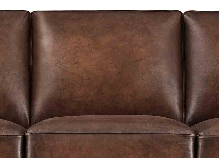 Capri Leather Ottoman