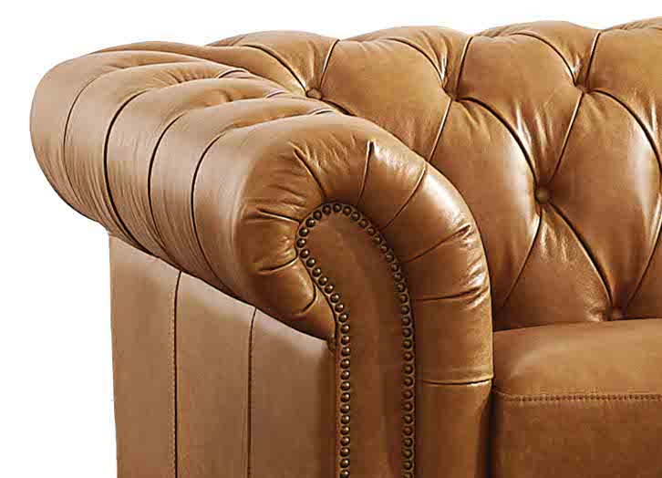 Kingston Waxy Pull Up Leather Chair