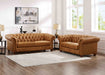 Kingston Waxy Pull Up Leather Loveseat