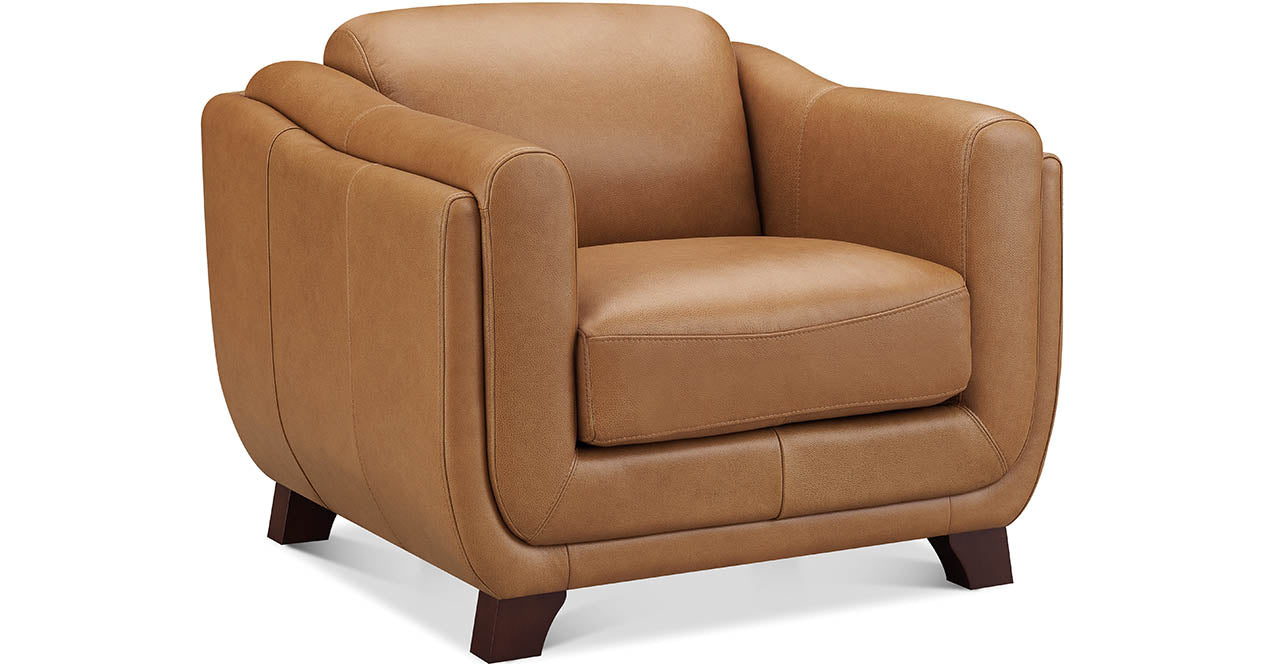 Omaha Leather Loveseat