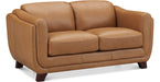 Omaha Leather Loveseat