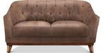 Lowell Leather Loveseat