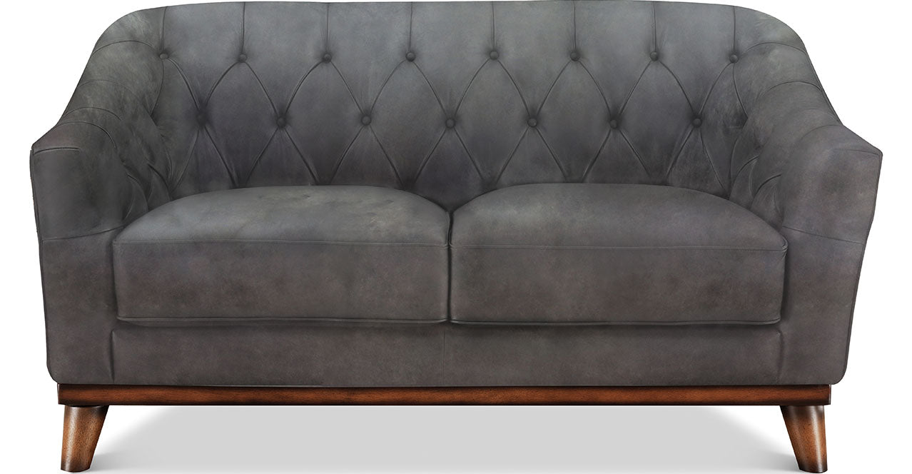 Lowell Leather Loveseat