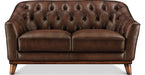 Lowell Leather Loveseat